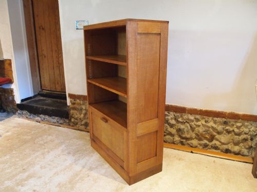 BOOKCASE ARTS AND CRAFTS OAK MANNER OF HEALS C1920 - ADDITIONAL PHOTO 8