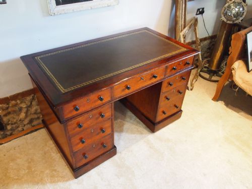 desk stunning victorian oak 3 part c1880 - CATEGORY: ANTIQUE DESKS - DATED 1880