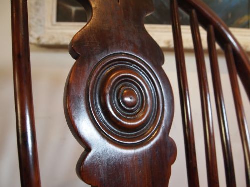 CHAIR 'THE BEST OF CHAIRS' EARLY VICTORIAN WINDSOR YEW ATTRI PRIOR C1840 - ADDITIONAL PHOTO 1
