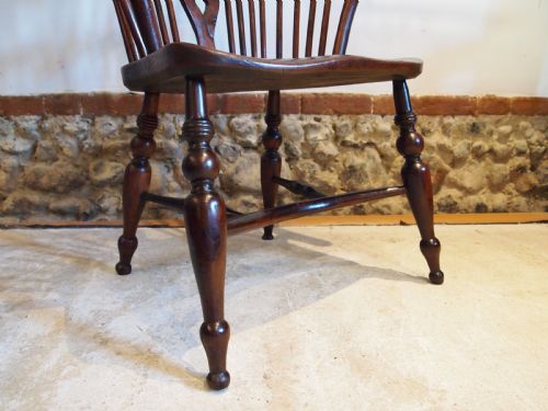 CHAIR 'THE BEST OF CHAIRS' EARLY VICTORIAN WINDSOR YEW ATTRI PRIOR C1840 - ADDITIONAL PHOTO 2