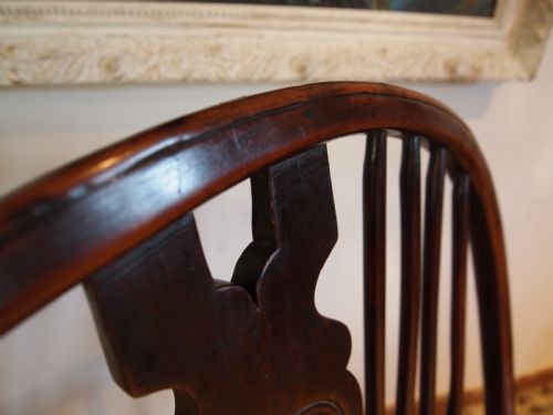 CHAIR 'THE BEST OF CHAIRS' EARLY VICTORIAN WINDSOR YEW ATTRI PRIOR C1840 - ADDITIONAL PHOTO 11