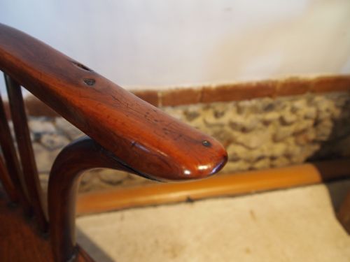 CHAIR 'THE BEST OF CHAIRS' EARLY VICTORIAN WINDSOR YEW ATTRI PRIOR C1840 - ADDITIONAL PHOTO 12