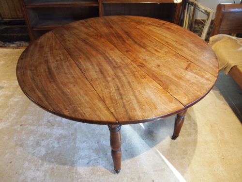 TABLE DINING KITCHEN FRENCH WALNUT SEATS 6 VICTORIAN C1880 - ADDITIONAL PHOTO 6