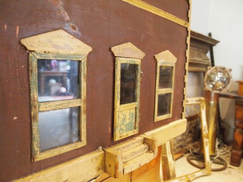 DOLLS HOUSE GRAND VICTORIAN DATED 1896 LONDON DOUBLE SIDED - ADDITIONAL PHOTO 7