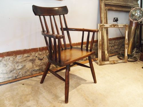Chair Rare 19th Century Irish Gibson Windsor Armchair Provenance C1880