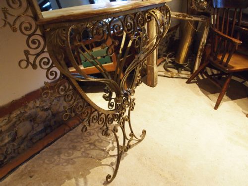 MIRROR PIER LUIGI COLLI GILDED WROUGHT IRON C1930 - ADDITIONAL PHOTO 9