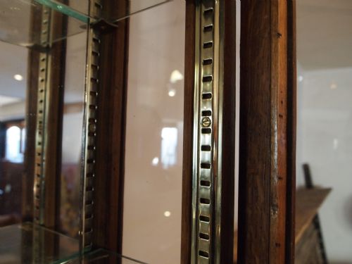 CABINET DISPLAY RARE VICTORIAN OAK SHOP COLLECTORS C1880 - ADDITIONAL PHOTO 4