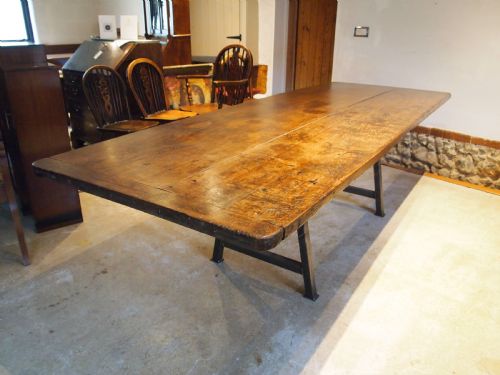table large refectory farmhouse george iii padouk elveden estate c1790 - CATEGORY: ANTIQUE TABLES - DATED GEORGIAN