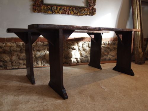 BENCHES RARE PAIR OF OAK GEORGE III TAVERN SETTLES DE LA POLE PUB C1790 - ADDITIONAL PHOTO 3