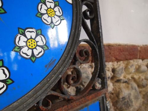 SIGN ENAMEL WESTMINSTER BANK DOUBLE SIDED C1923 - ADDITIONAL PHOTO 4