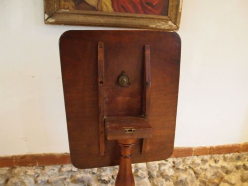 TABLE FINE GEORGE III CUBAN MAHOGANY SIDE HALL LAMP WINE C1790 - ADDITIONAL PHOTO 2