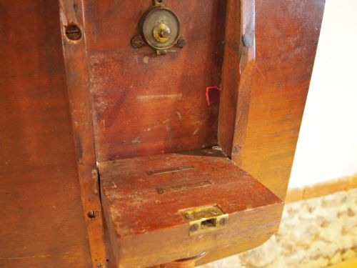 TABLE FINE GEORGE III CUBAN MAHOGANY SIDE HALL LAMP WINE C1790 - ADDITIONAL PHOTO 6