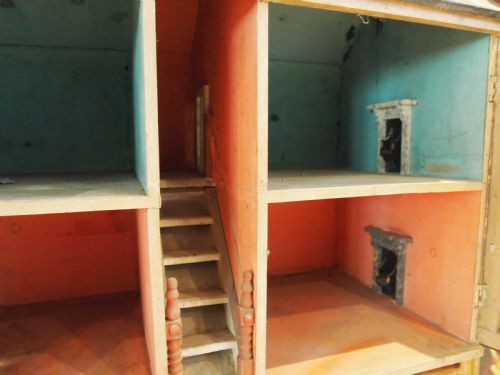 DOLLS HOUSE VICTORIAN FOLK ART C1890 - ADDITIONAL PHOTO 5