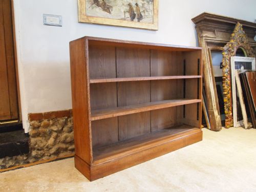 bookcase quarter sawn oak attri heals c1900 - CATEGORY: ANTIQUE BOOKCASES - DATED EDWARDIAN