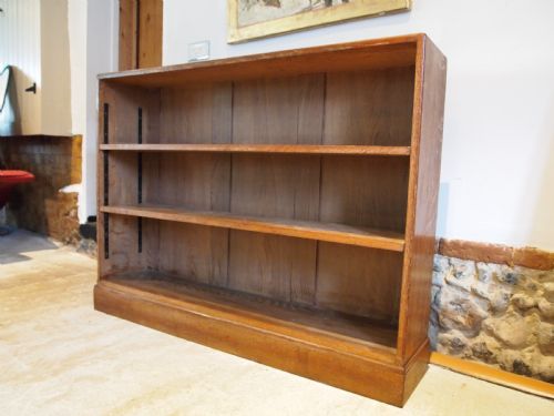 BOOKCASE QUARTER SAWN OAK ATTRI HEALS C1900 - ADDITIONAL PHOTO 6