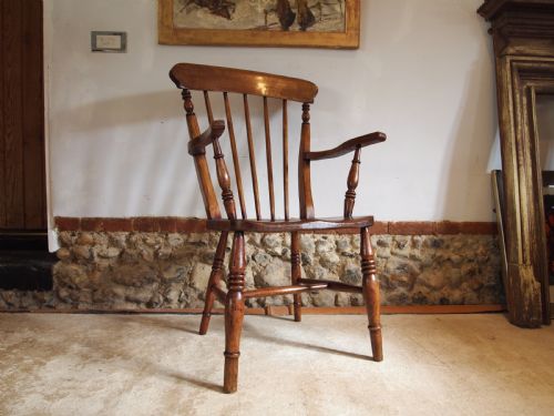 CHAIR WONDERFUL WINDSOR KITCHEN CHAIR ASH ELM BEECH C1870 - ADDITIONAL PHOTO 4