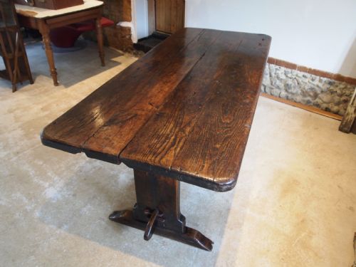 table rare queen anne oak refectory dining farmhouse c1700 - CATEGORY: ANTIQUE TABLES - DATED 18TH CENTURY