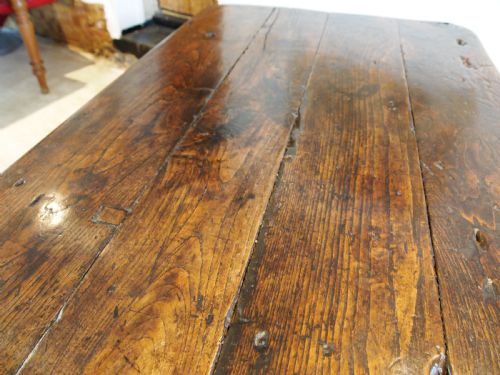 TABLE RARE QUEEN ANNE OAK REFECTORY DINING FARMHOUSE C1700 - ADDITIONAL PHOTO 5