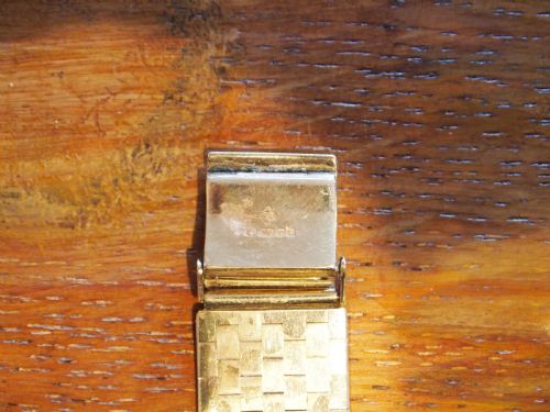 WATCH OMEGA GENEVE DATE SOLID 9CT GOLD STUNNING RARE BRACELET C1960 - ADDITIONAL PHOTO 3