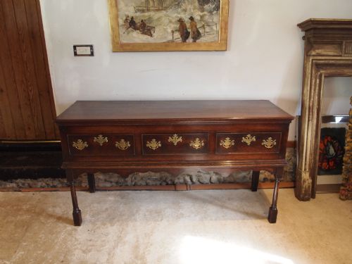 DRESSER SIDEBOARD STUNNING GEORGE II OAK ORIGINAL BRASSES C1750 - ADDITIONAL PHOTO 9