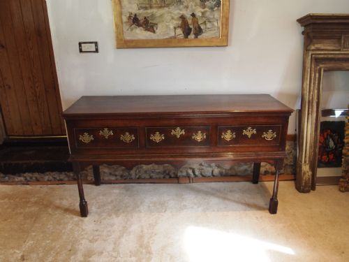 DRESSER SIDEBOARD STUNNING GEORGE II OAK ORIGINAL BRASSES C1750 - ADDITIONAL PHOTO 16