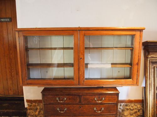 CUPBOARD CABINET VICTORIAN PITCH PINE COUNTRY HOUSE WALL C1860 - ADDITIONAL PHOTO 3