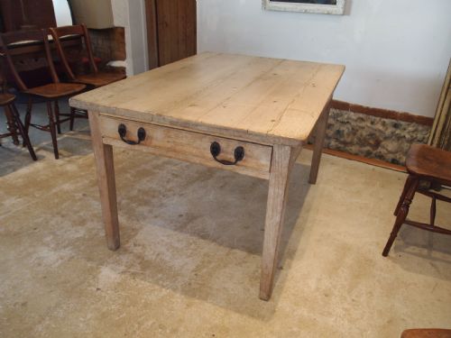 TABLE VICTORIAN OAK AND PINE REFECTORY FARMHOUSE DINING C1880 - ADDITIONAL PHOTO 2