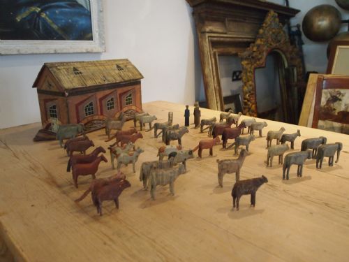 folk art noah's ark victorian c1890 - CATEGORY: ANTIQUE MISCELLANEOUS - DATED 1890