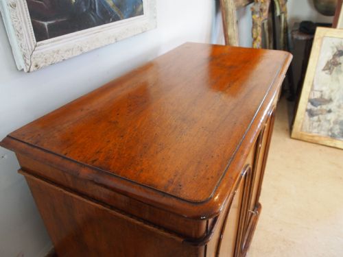 CUPBOARD RARE RUSTIC COUNTRY HOUSE SHOE LINEN OAK C1840 - ADDITIONAL PHOTO 1