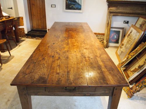 TABLE LARGE STUNNING ELM REFECTORY FARMHOUSE DINING VICTORIAN C1870 - ADDITIONAL PHOTO 2