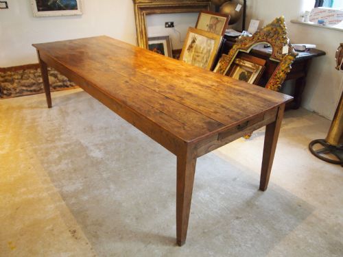 TABLE LARGE STUNNING ELM REFECTORY FARMHOUSE DINING VICTORIAN C1870 - ADDITIONAL PHOTO 7