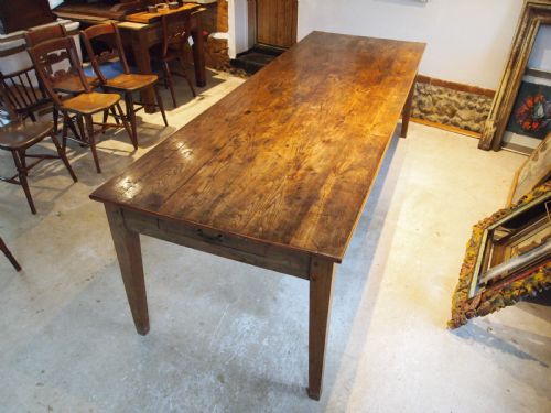 TABLE LARGE STUNNING ELM REFECTORY FARMHOUSE DINING VICTORIAN C1870 - ADDITIONAL PHOTO 9