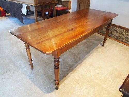 TABLE STUNNING FRENCH CHERRY REFECTORY FARMHOUSE DINING EXTENDING C1870 - ADDITIONAL PHOTO 1