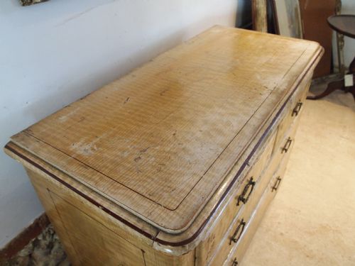 CHEST OF DRAWERS VICTORIAN PINE ORIGINAL PAINT C1870 - ADDITIONAL PHOTO 2
