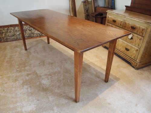 TABLE RARE ENGLISH ASH REFECTORY FARMHOUSE DINING C1840 - ADDITIONAL PHOTO 7