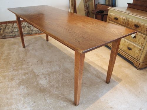 TABLE RARE ENGLISH ASH REFECTORY FARMHOUSE DINING C1840 - ADDITIONAL PHOTO 8