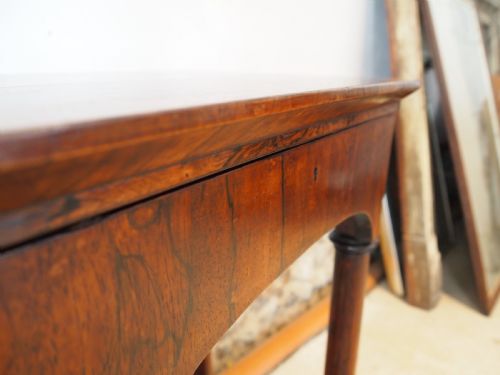 TABLE FINE ROSEWOOD LAMP HALL WORK SIDE C1840 - ADDITIONAL PHOTO 5