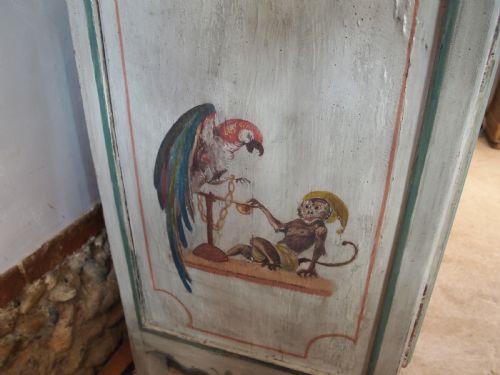 CUPBOARD DRESSER RARE FRENCH CHESTNUT ORIGINAL PAINT C1780 - ADDITIONAL PHOTO 2