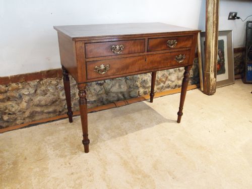 table side hall console lowboy george iii mahogany c1800 - CATEGORY: ANTIQUE TABLES - DATED 1800
