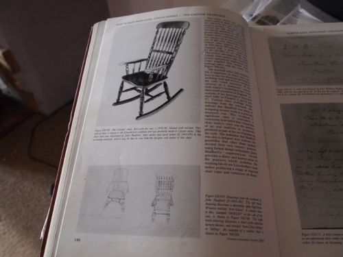 CHAIR JOHN SHADFORD VICTORIAN ROCKING CHAIR LINCOLNSHIRE C1860 - ADDITIONAL PHOTO 11