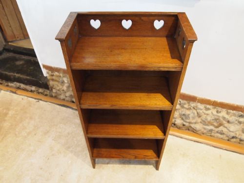 BOOKCASE RARE C F A VOYSEY DESIGN ARTS AND CRAFTS OAK C1900 - ADDITIONAL PHOTO 4