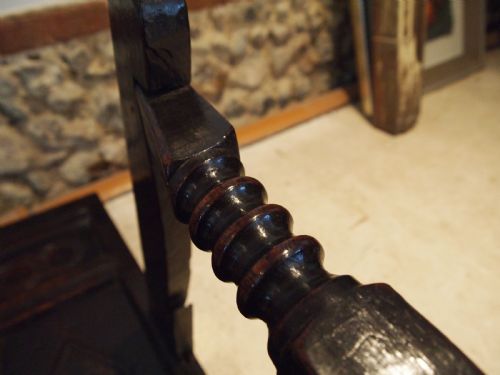 CHAIR STUNNING OAK WAINSCOT YORKSHIREDERBYSHIRE CHARLES II C1660 - ADDITIONAL PHOTO 20