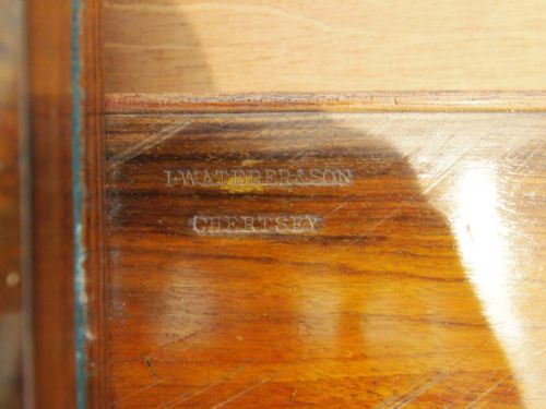 TABLE RARE FINE CARD HALL LAMP CONSOLE BURR WALNUT I WATERER CHERTSEY C1830 - ADDITIONAL PHOTO 3