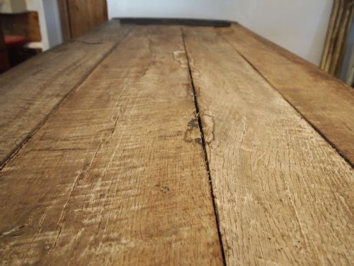TABLE REFECTORY FARMHOUSE DINING VICTORIAN OAK C1850 - ADDITIONAL PHOTO 7