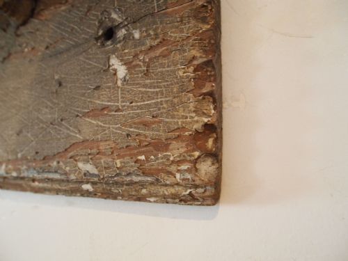 COAT AND BOOT RACK RARE 18TH CENTURY ELM PRIMITIVE C1740 - ADDITIONAL PHOTO 6