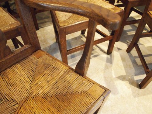CHAIRS RARE SET OF GEORGE III OAK KITCHEN DINING CLARKSON WOLVERHAMPTON C1800 - ADDITIONAL PHOTO 1