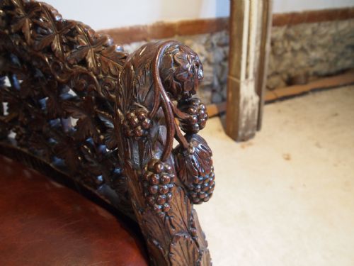 CHAIR 'THE FINEST' BURMESE EASY CHAIR VICTORIAN PERIOD C1880 - ADDITIONAL PHOTO 2