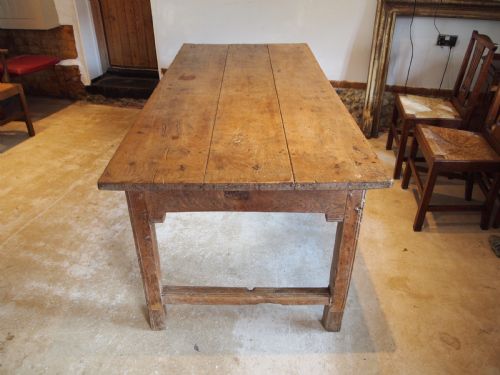TABLE RARE REFECTORY FARMHOUSE WELSH ELM GEORGE III C1780 - ADDITIONAL PHOTO 2