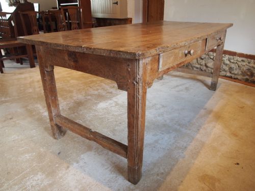 TABLE RARE REFECTORY FARMHOUSE WELSH ELM GEORGE III C1780 - ADDITIONAL PHOTO 8