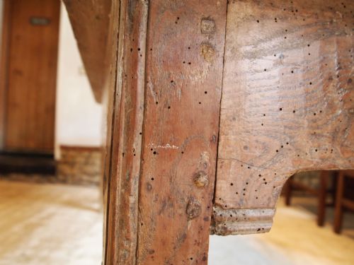 TABLE RARE REFECTORY FARMHOUSE WELSH ELM GEORGE III C1780 - ADDITIONAL PHOTO 11